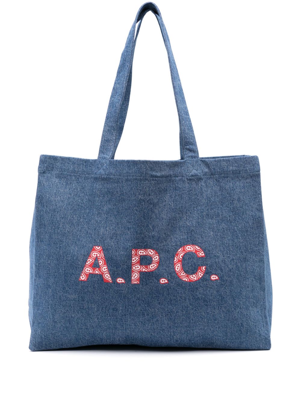 A.P.C. Diane 牛仔托特包 - 蓝色