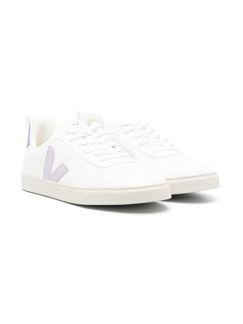VEJA Kids V-10 低帮运动鞋 - 白色