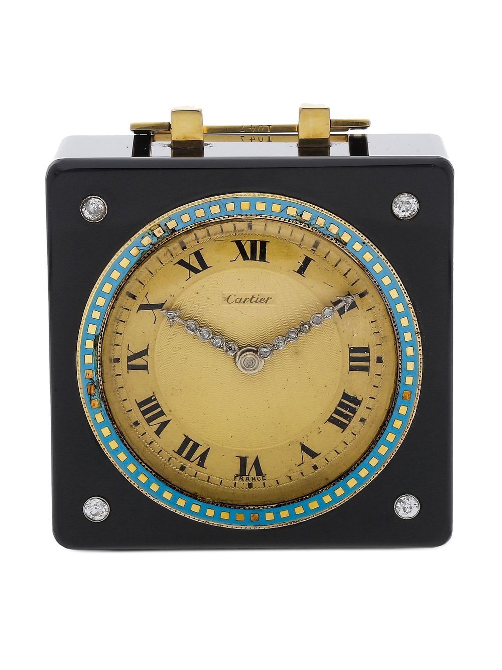 Cartier Vintage Travel Clock 60毫米腕表（典藏款） - 黄色