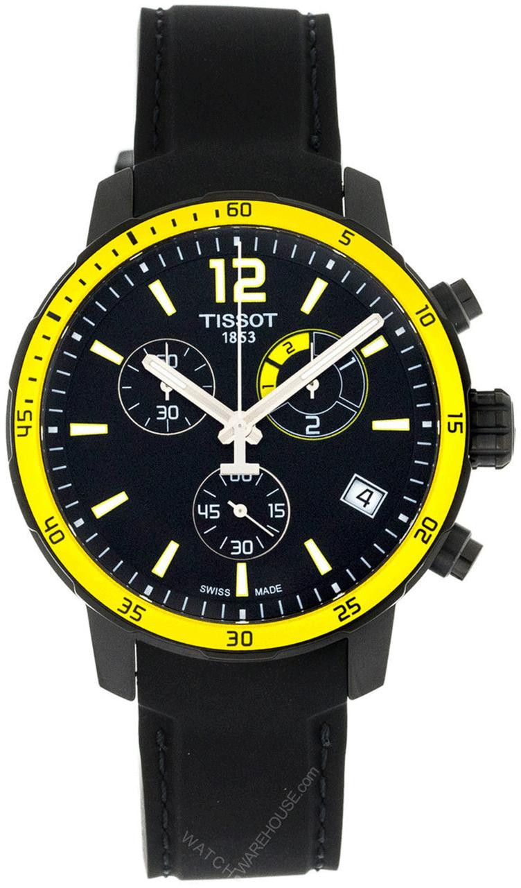 TISSOT Quickster Soccer World Cup BLK Dial Men's Watch T095.449.37.057.00 / T0954493705700