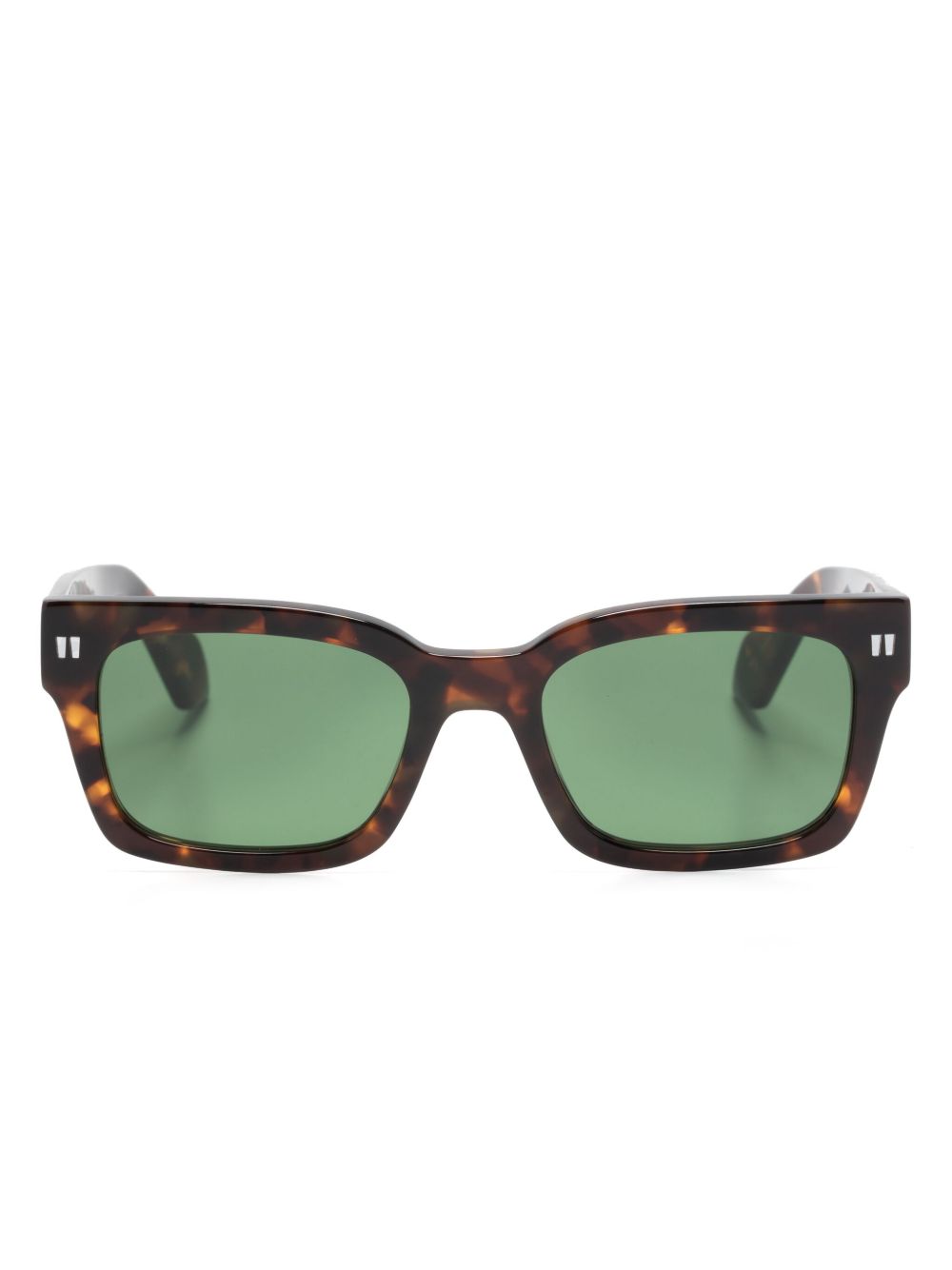 Off-White Eyewear Midland 方框太阳眼镜 - 褐色