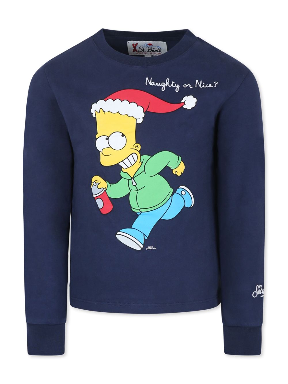 MC2 Saint Barth Kids x The Simpsons 印花卫衣 - 蓝色
