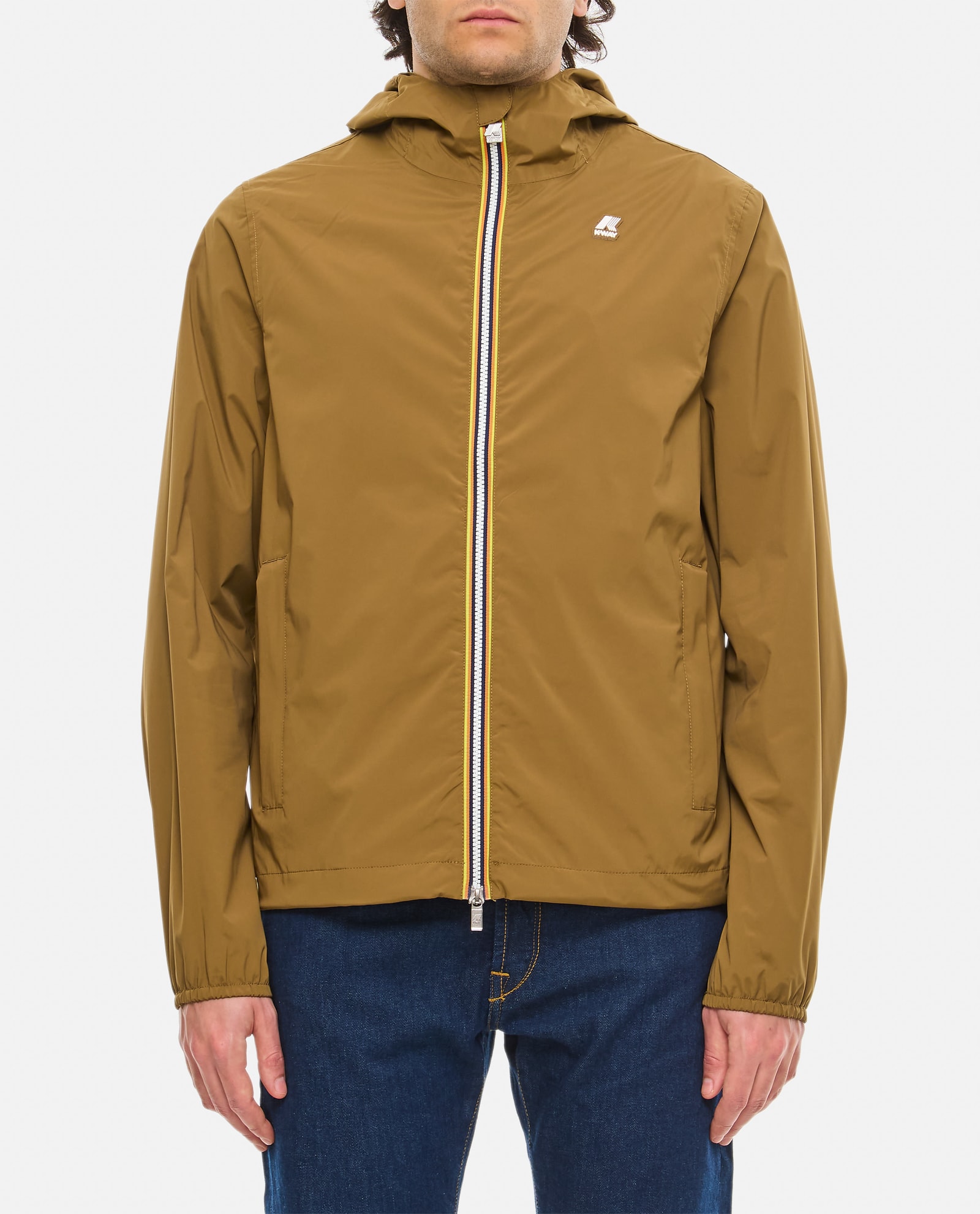 K-Way Jack Stretch Nylon Jersey Jacket Blazer