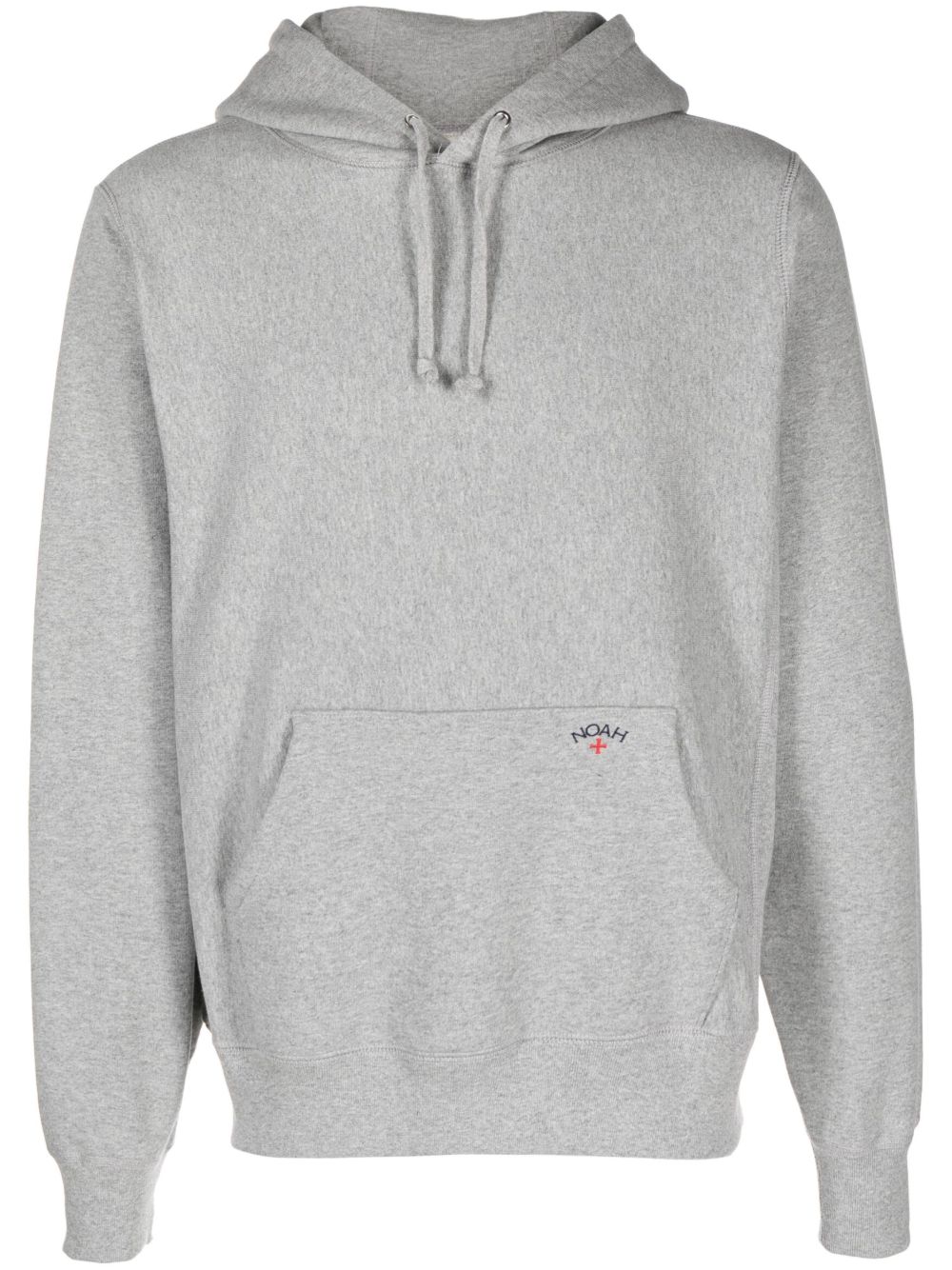 NOAH NY logo刺绣混色效果连帽衫 - 灰色