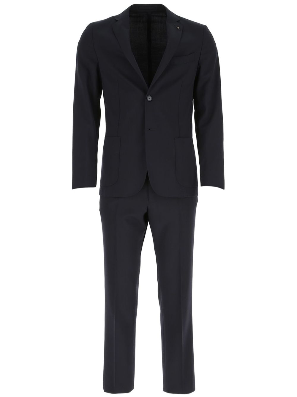 Corneliani 单排扣西装套装 - 黑色