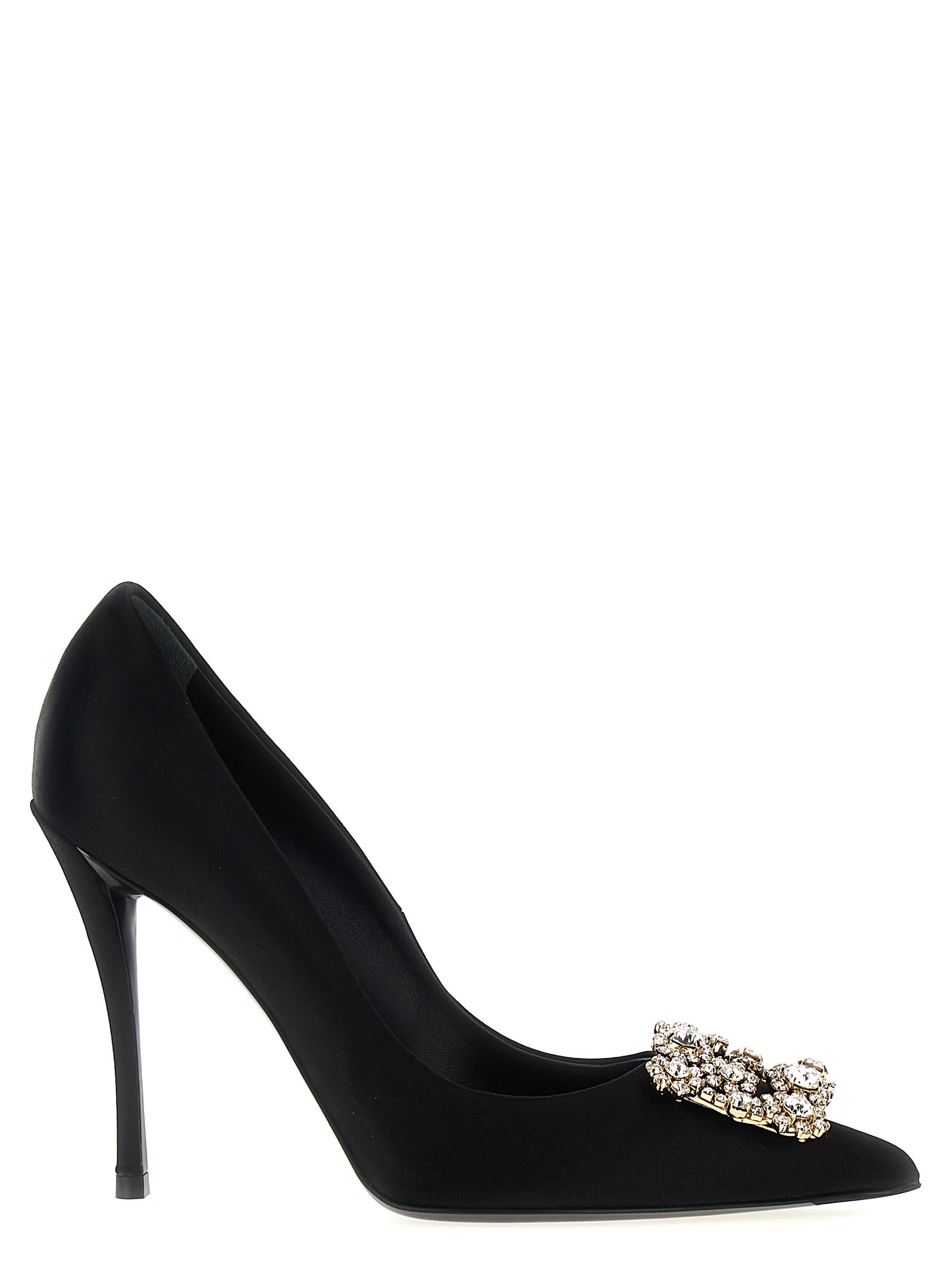 Roger Vivier 花朵水晶高跟鞋