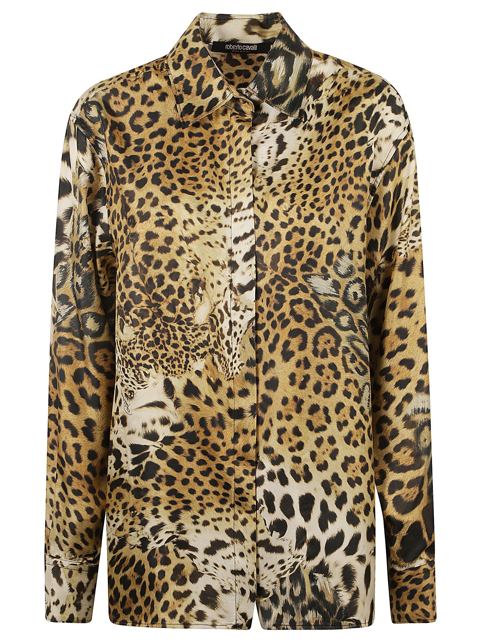 Roberto Cavalli 动物印花衬衫