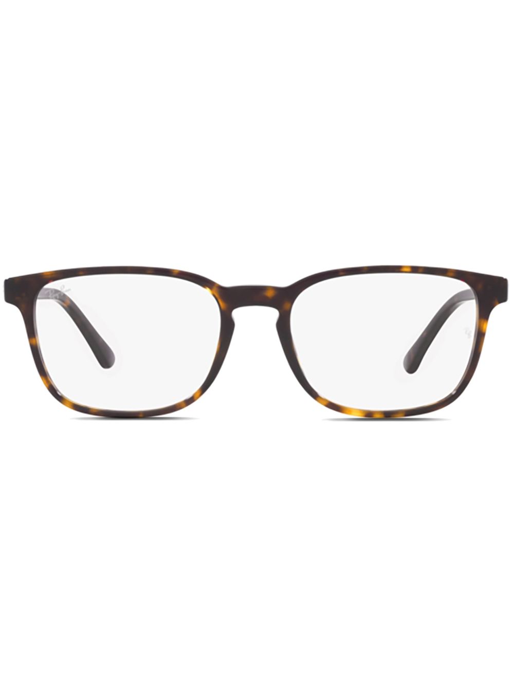 Ray-Ban 方框眼镜 - 褐色