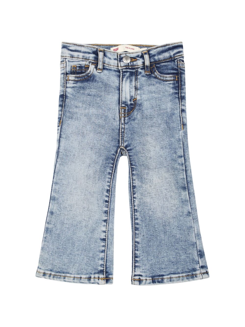 Levi's Kids 726 高腰喇叭牛仔裤 - 蓝色