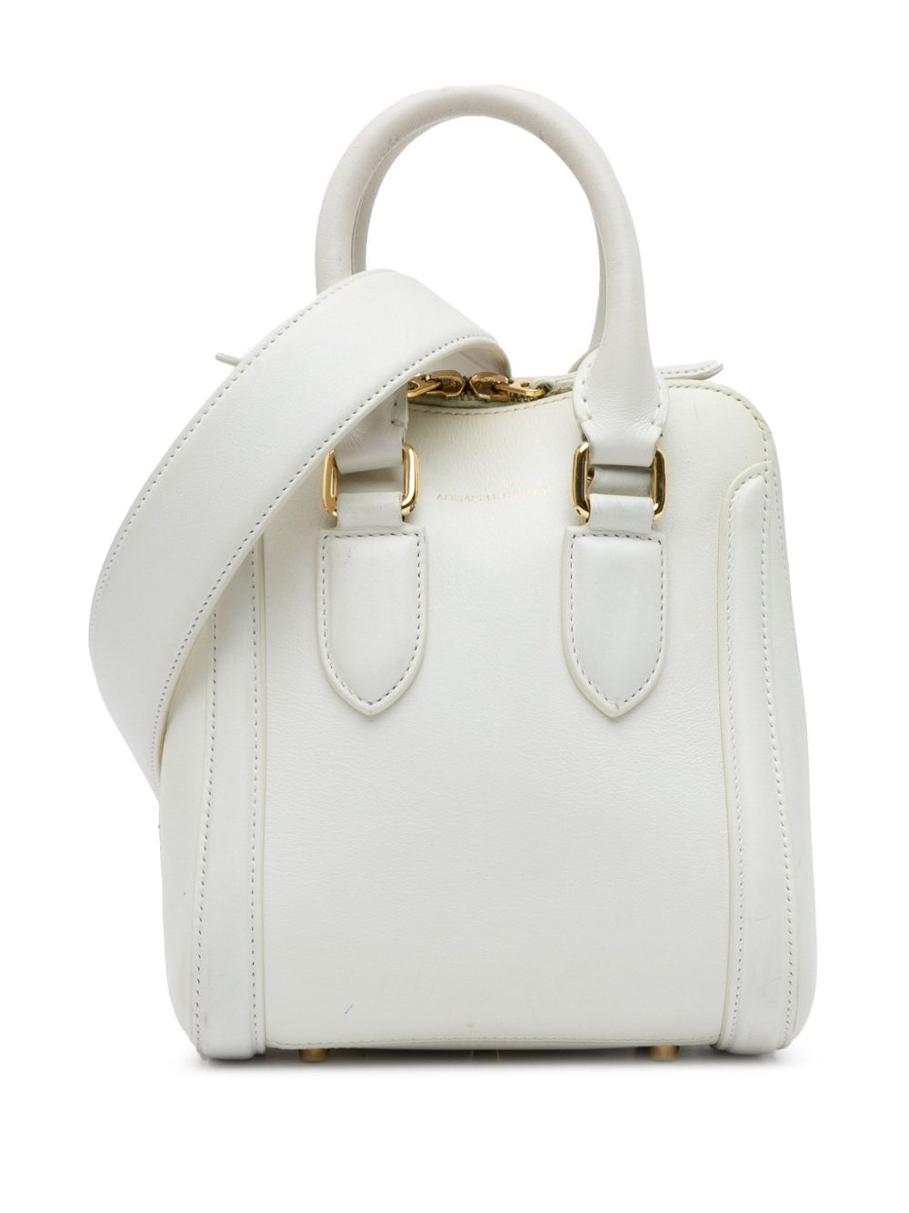 Alexander McQueen Pre-Owned Heroine 迷你斜挎包（2000-2023年典藏款） - 白色