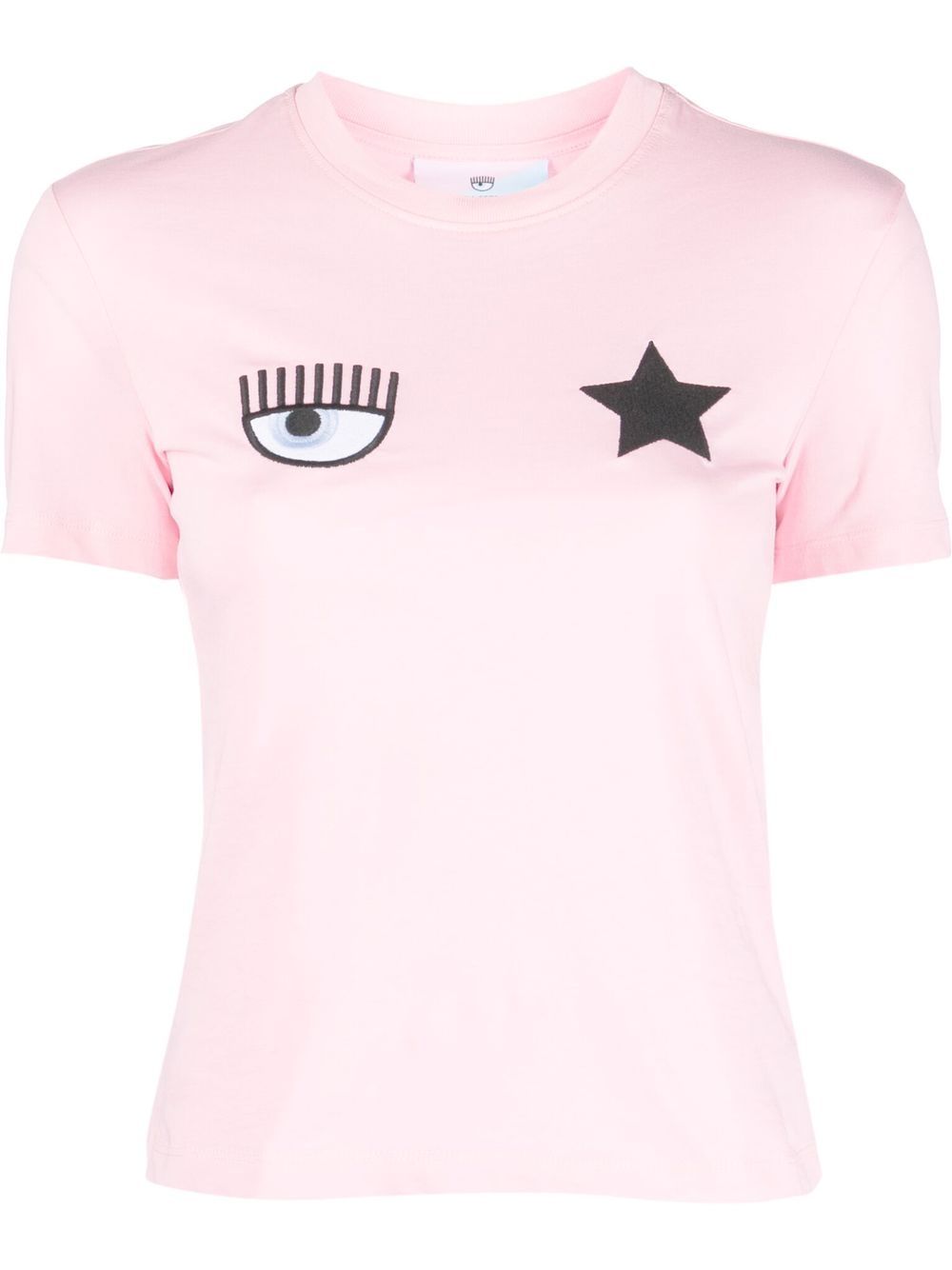 Chiara Ferragni Eye Star 棉T恤 - 粉色