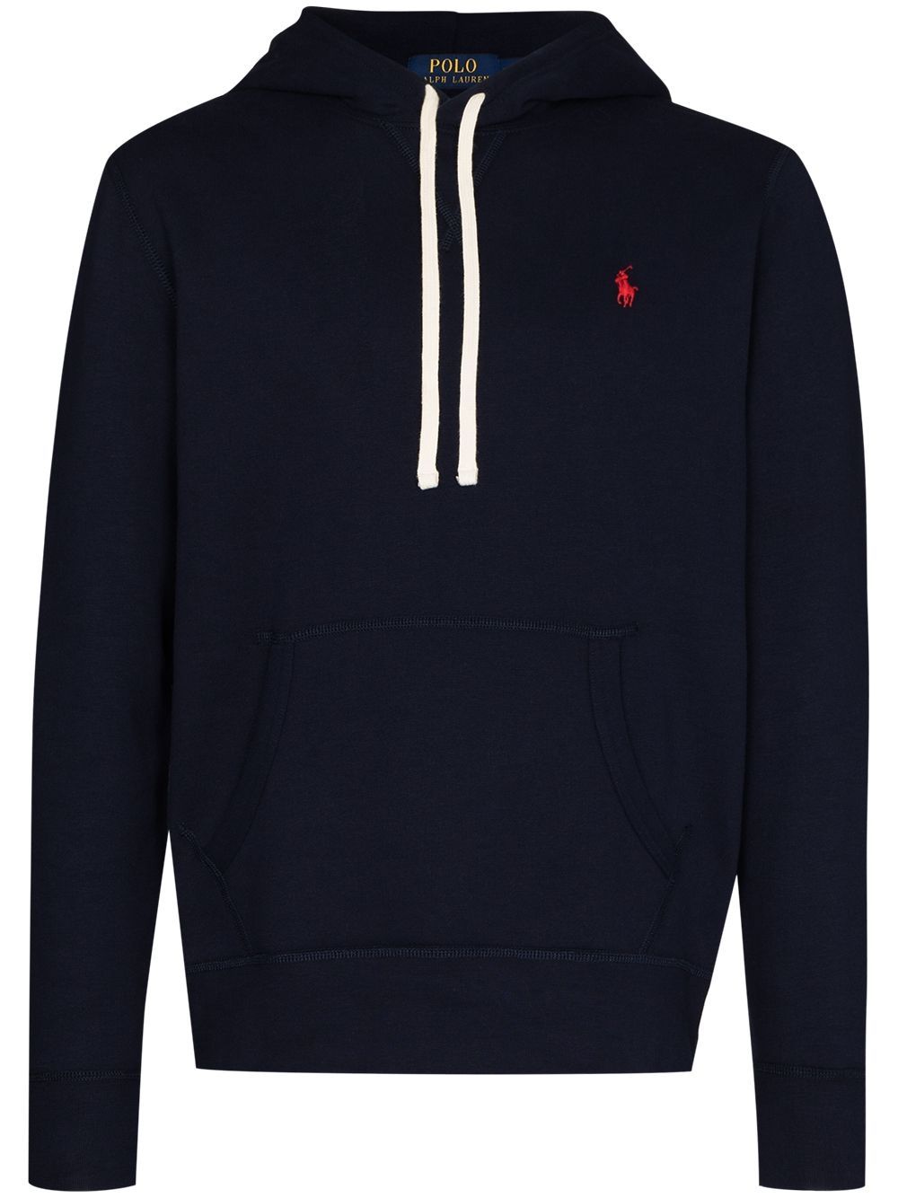 Polo Ralph Lauren logo刺绣连帽衫 - 蓝色