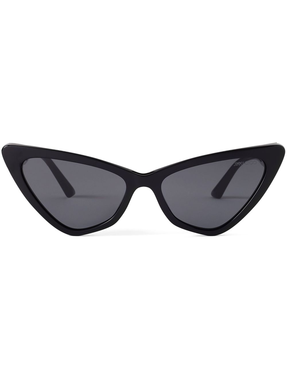 Jimmy Choo Eyewear Sol 猫眼框太阳眼镜 - 黑色