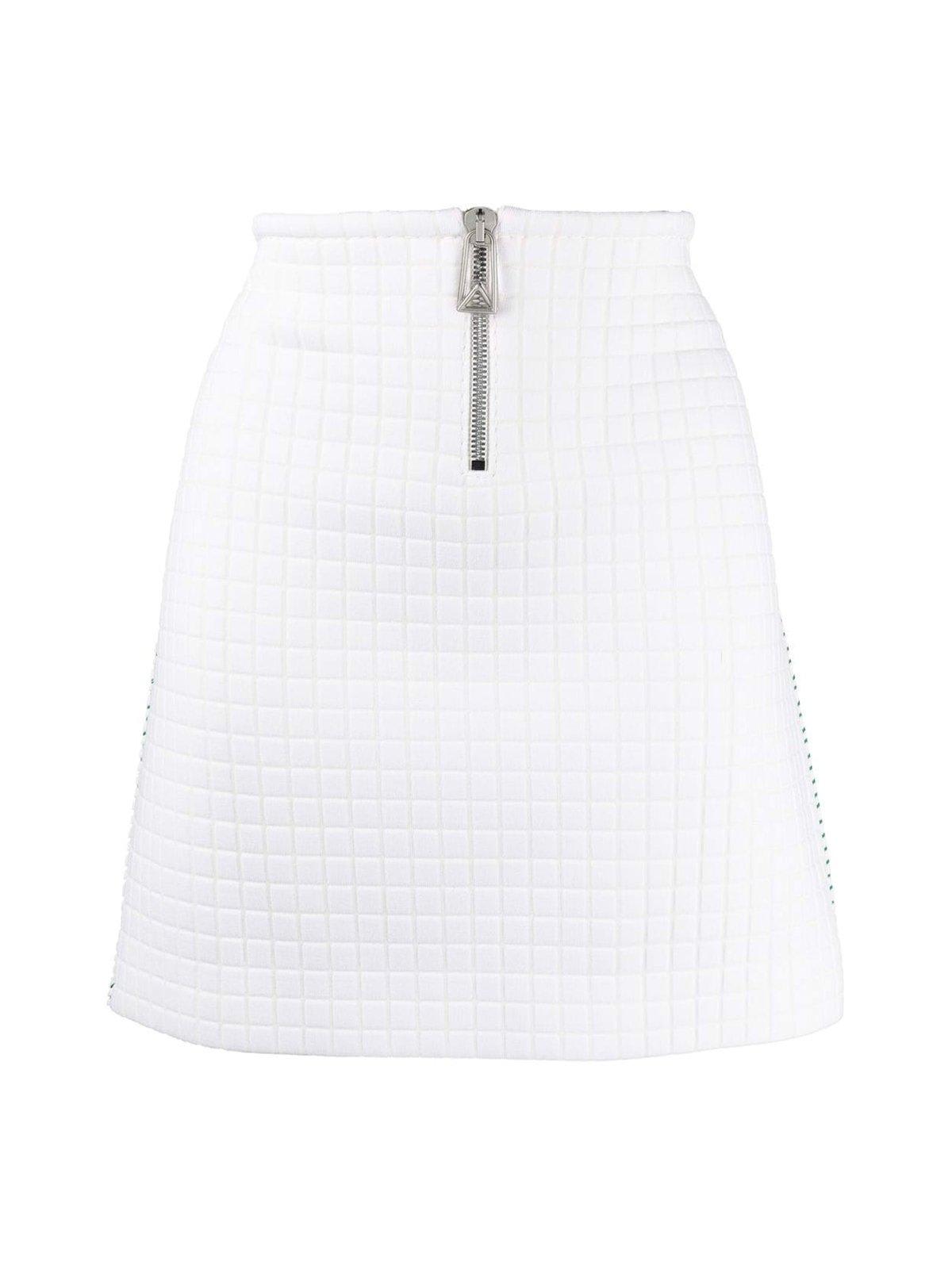 Bottega Veneta 拼接缝线迷你裙