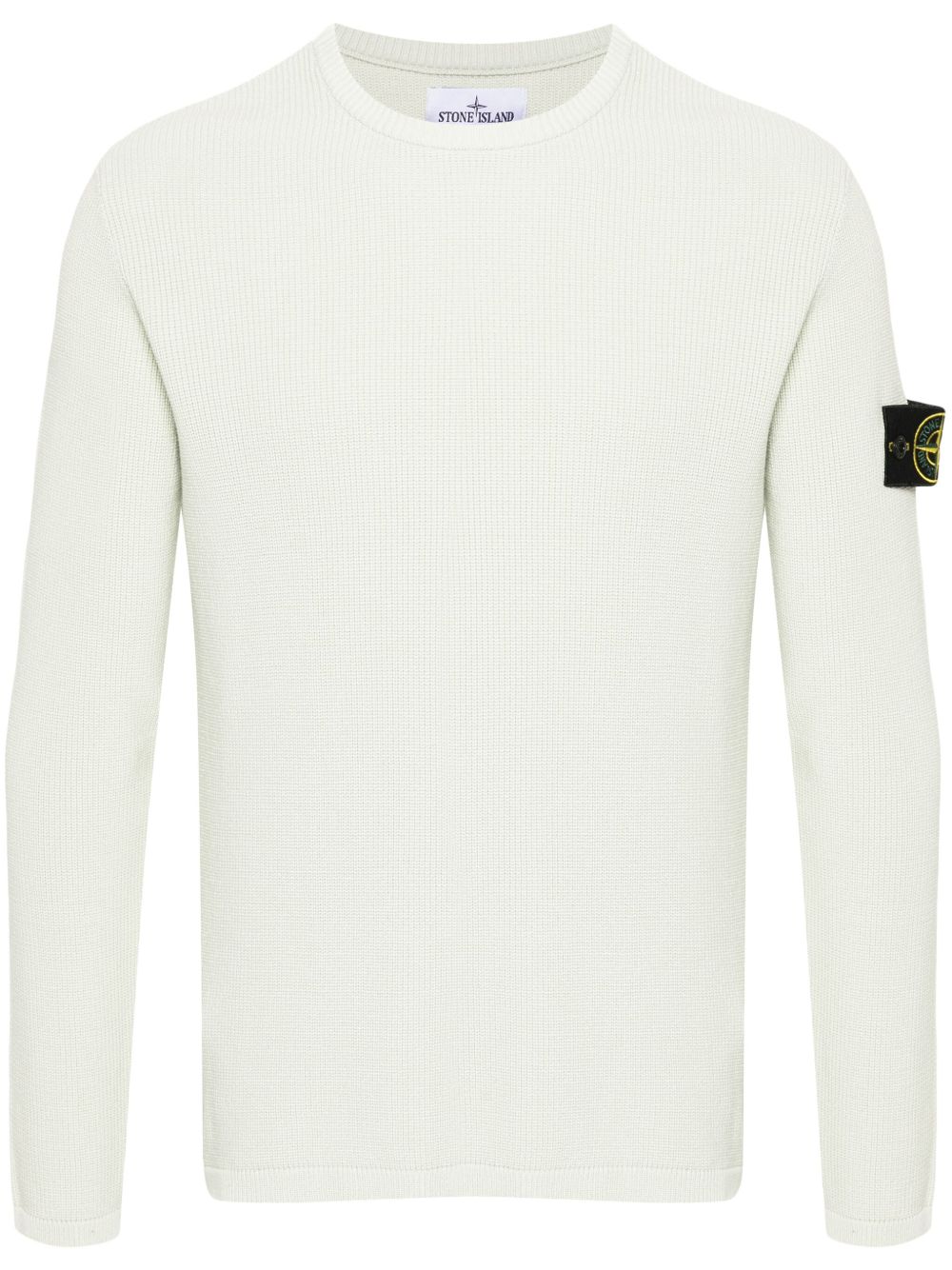Stone Island 罗盘棉毛衣 - 绿色