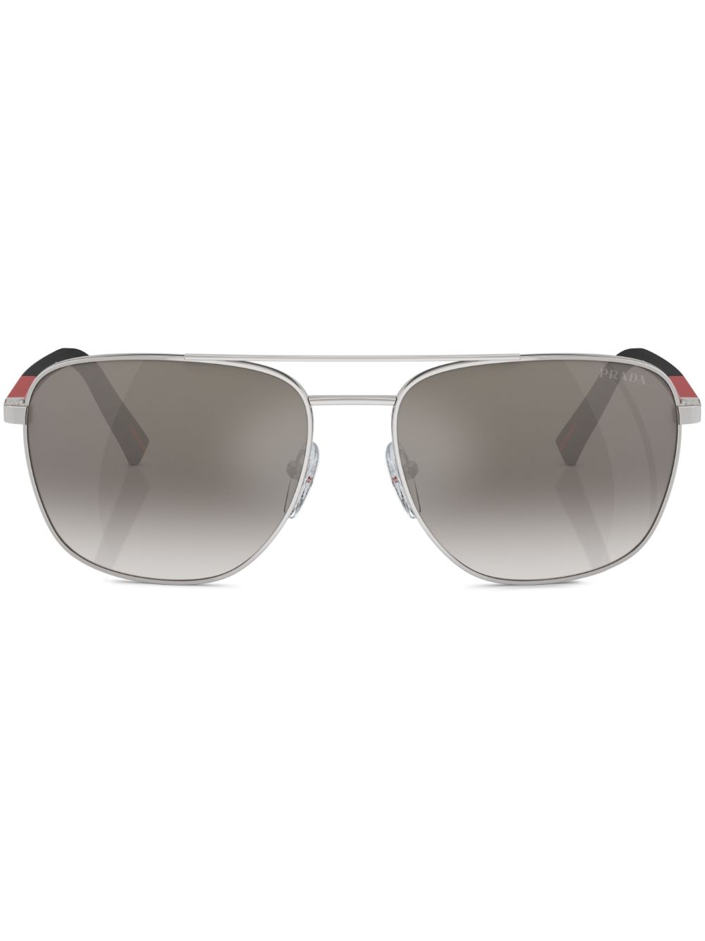 Prada Linea Rossa Linea Rossa 太阳眼镜 - 银色
