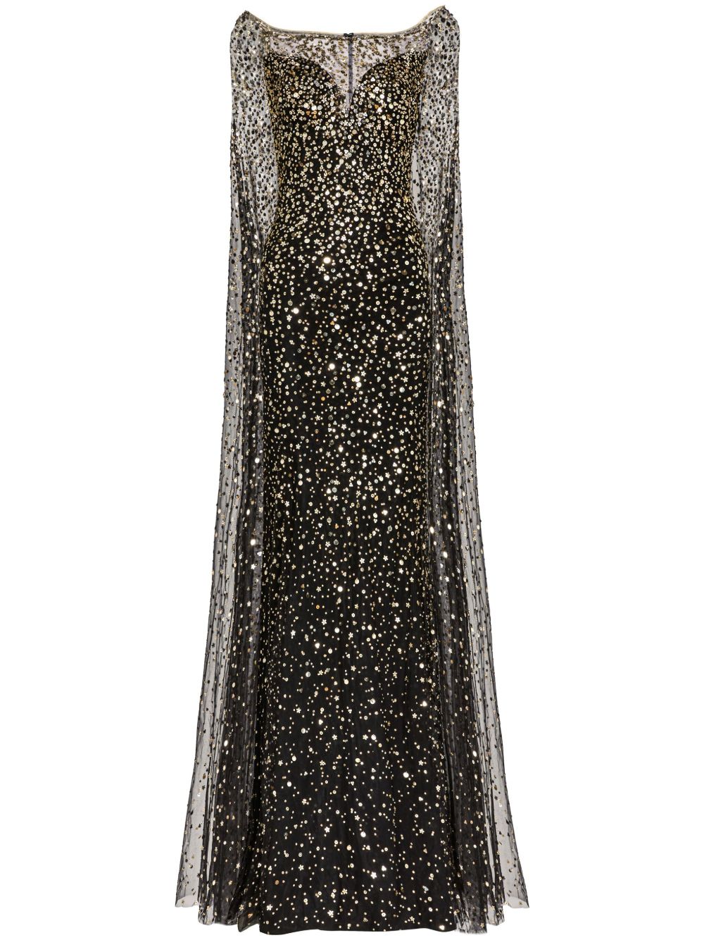 Jenny Packham Roman 连衣裙 - 黑色