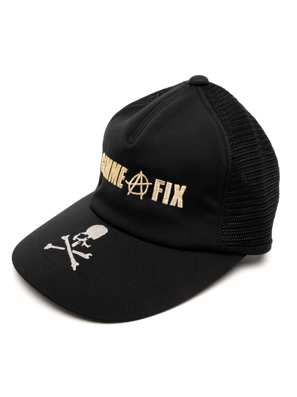 Mastermind Japan logo刺绣棒球帽 - 黑色