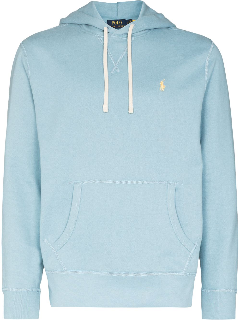 Polo Ralph Lauren logo刺绣连帽衫 - 蓝色