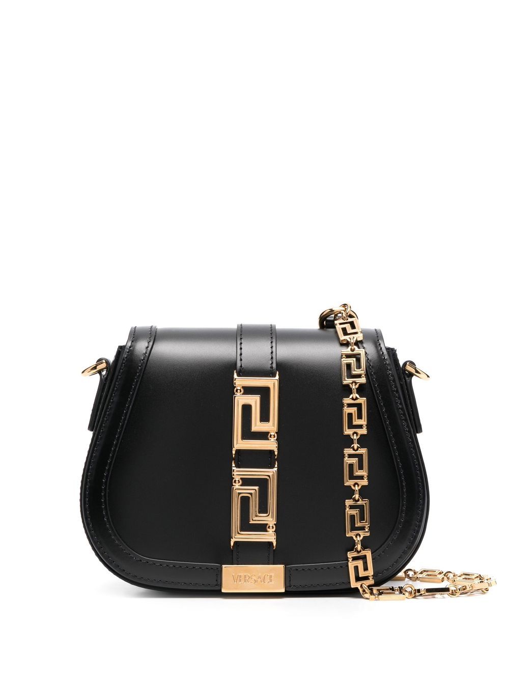 Versace Greca Goddess 小号单肩包 - 黑色