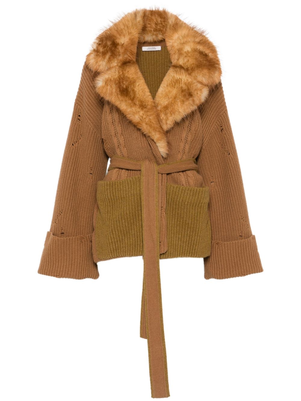 Dorothee Schumacher Fur Opulence 开衫 - 中性色