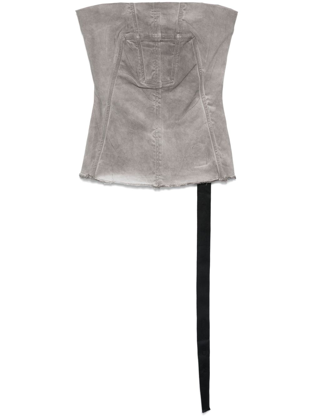 Rick Owens 紧胸衣式上衣 - 褐色