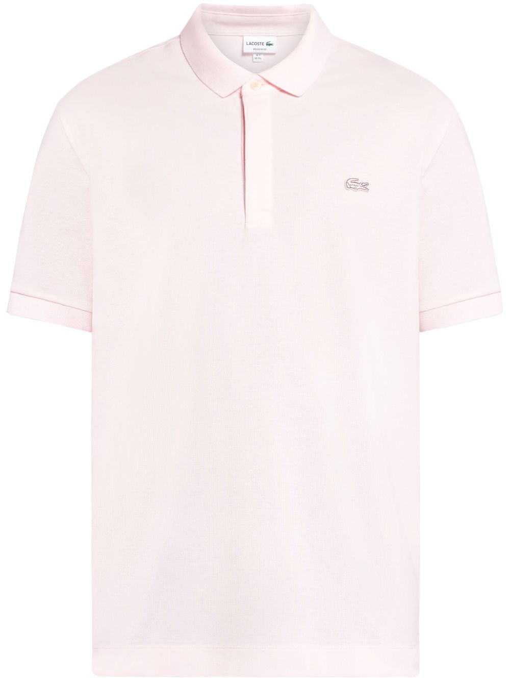 Lacoste logo缝饰短袖polo衫 - 粉色