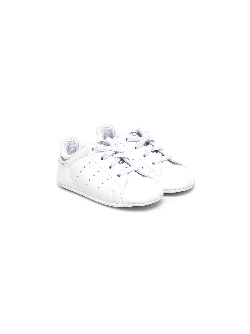 adidas Kids Stan Smith 厚底板鞋 - 白色