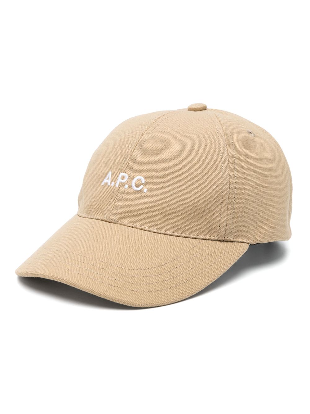 A.P.C. Charlie logo刺绣棒球帽 - 中性色