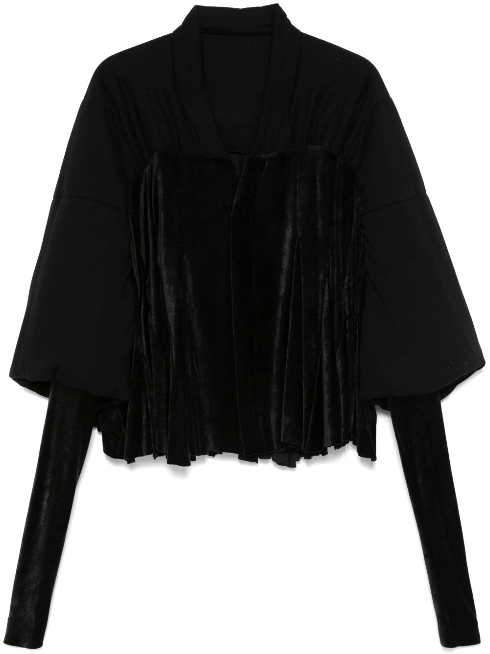 Rick Owens Lilies Duvetessa 短款夹克 - 黑色