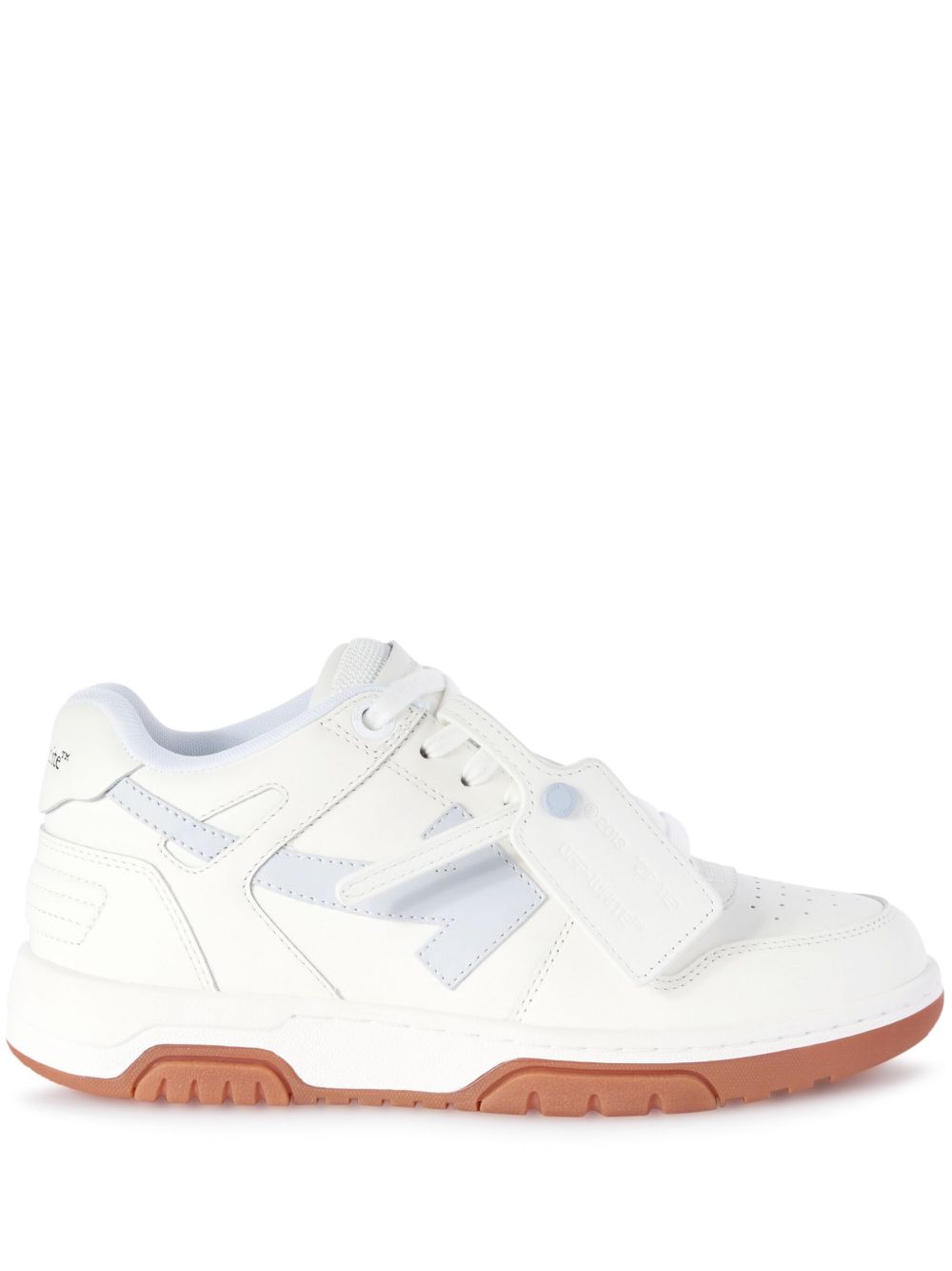 Off-White Out Of Office 皮质运动鞋 - 白色