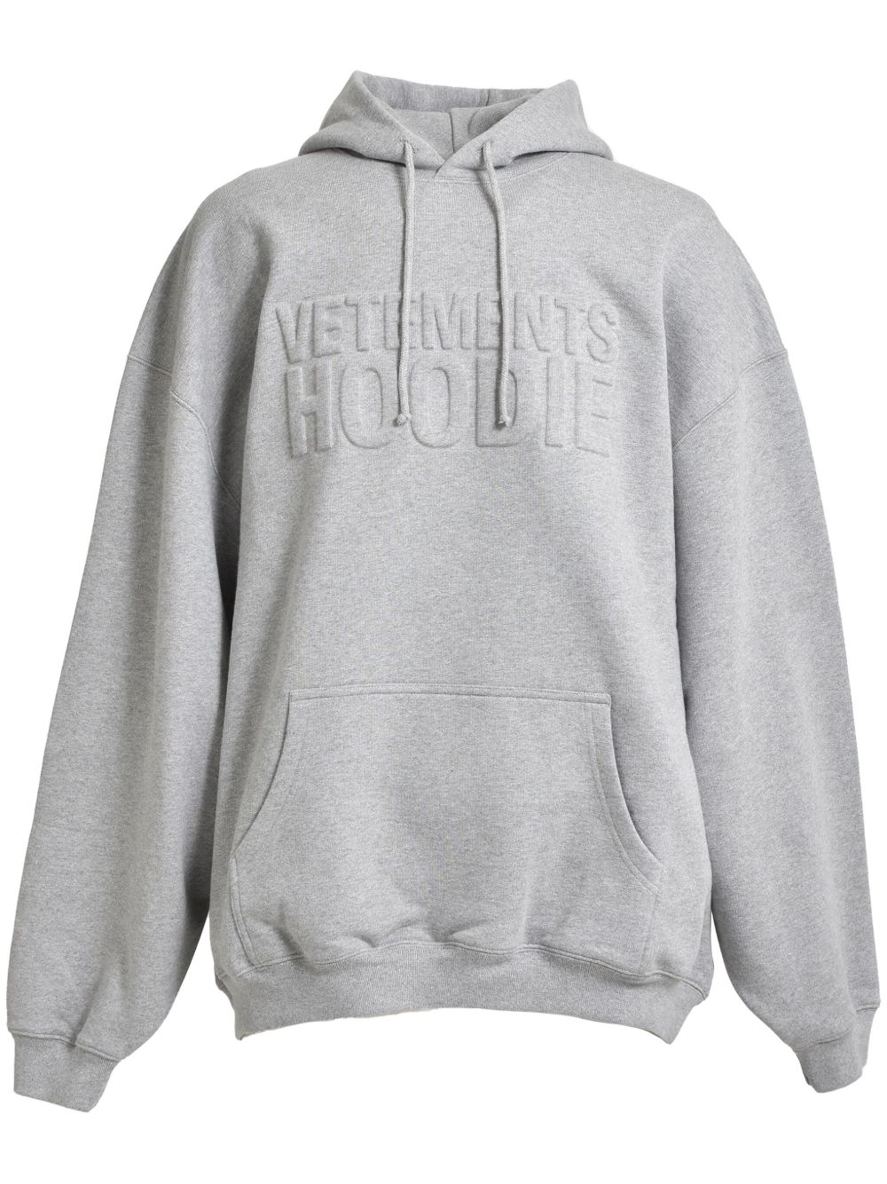 VETEMENTS logo连帽衫 - 灰色