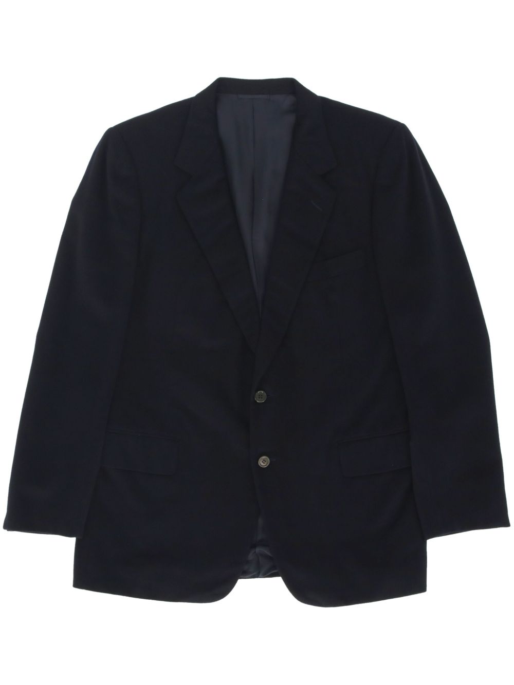 Burberry Pre-Owned 羊毛西装夹克（1990年代典藏款） - 蓝色