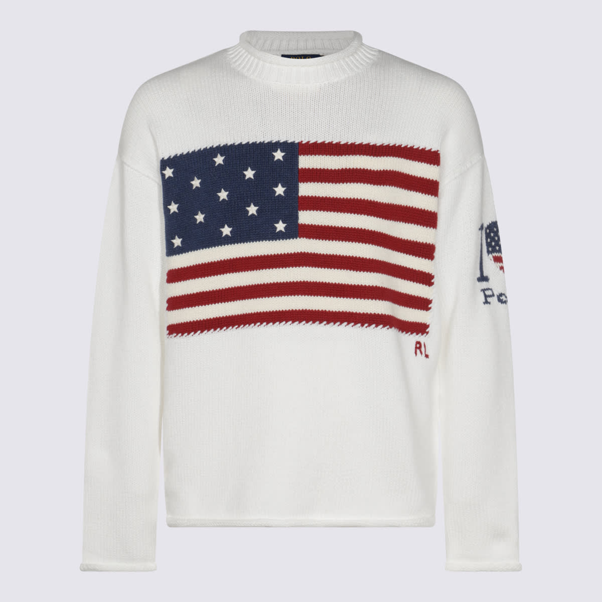 Polo Ralph Lauren 白蓝红棉质针织衫