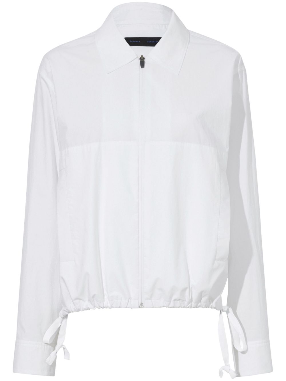 Proenza Schouler Emerson 府绸飞行员夹克 - 白色