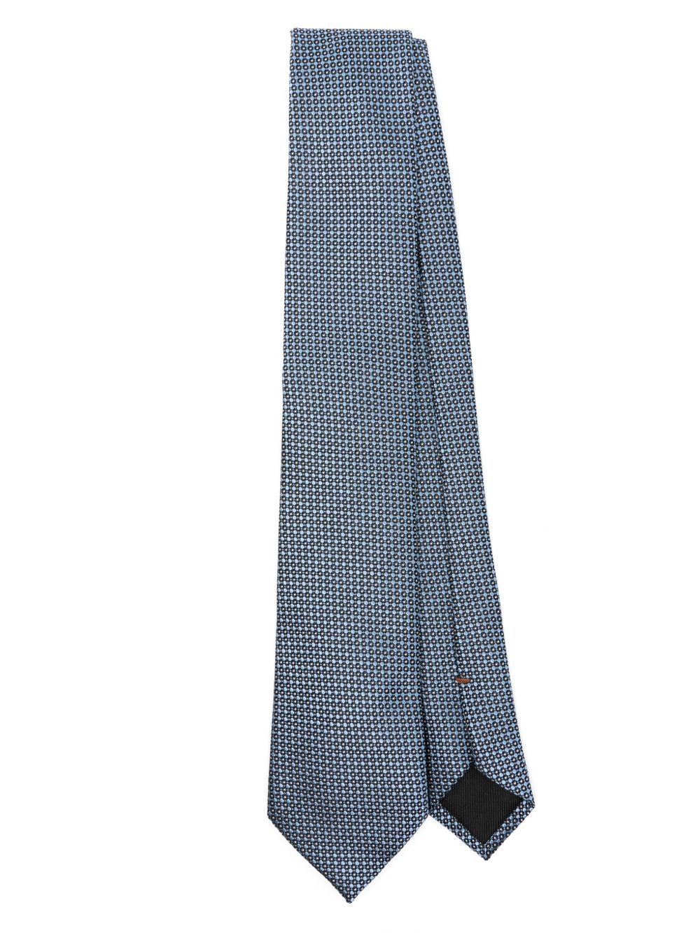 Zegna 真丝领带 - 蓝色