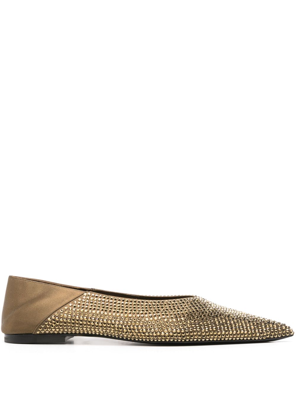 Saint Laurent Nour 拖鞋 - 绿色