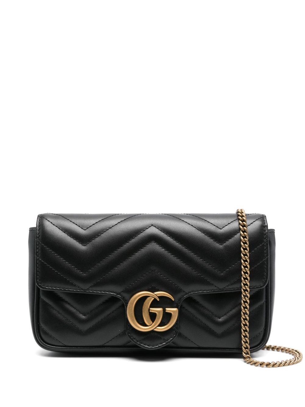 Gucci GG Marmont 迷你包 - 黑色