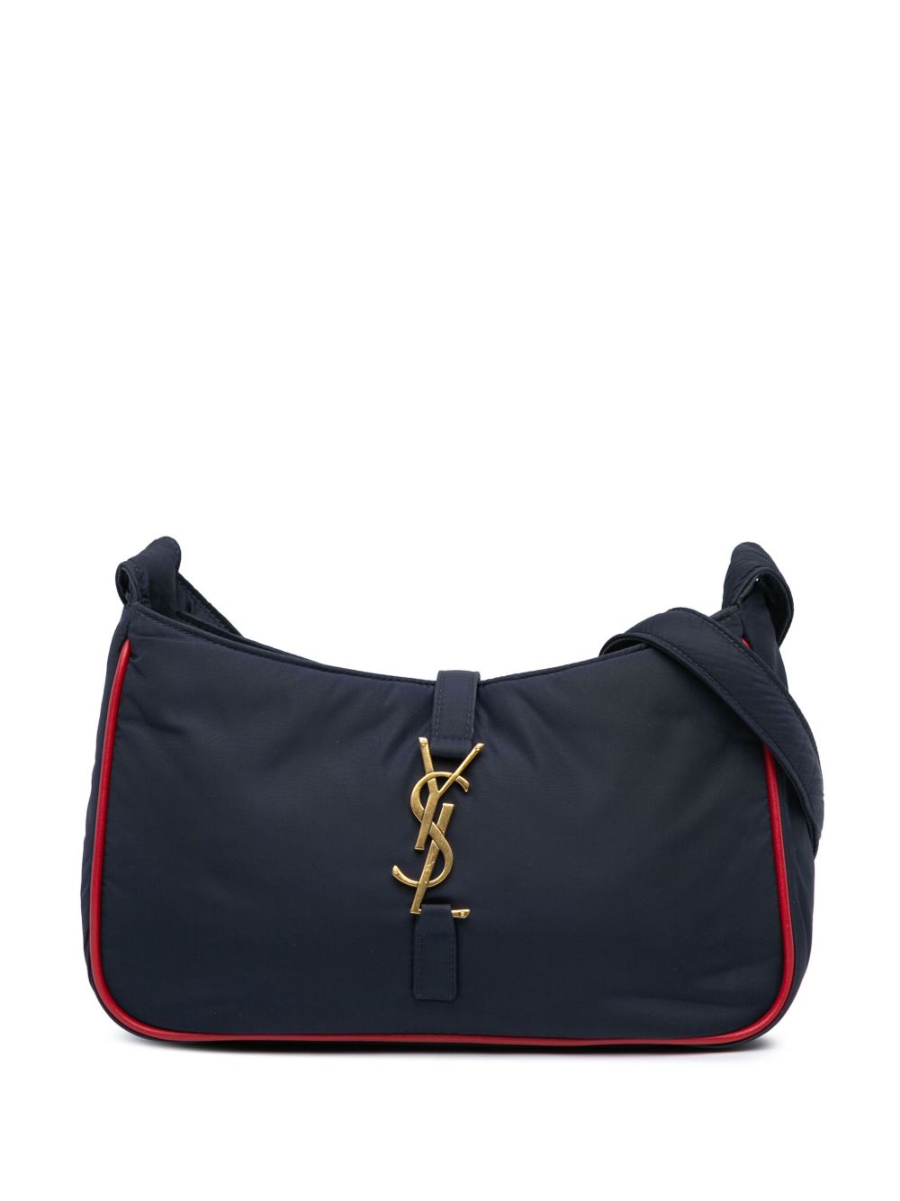 Saint Laurent Pre-Owned Nylon Le 5 a 7 单肩包（2022年典藏款） - 蓝色