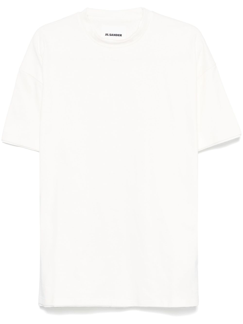 Jil Sander 双分层式T恤 - 白色