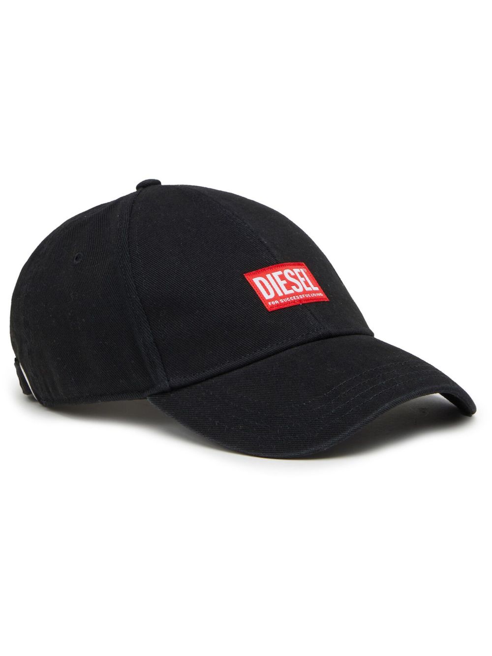 Diesel Corry-Jacq-Wash logo贴花棒球帽 - 黑色