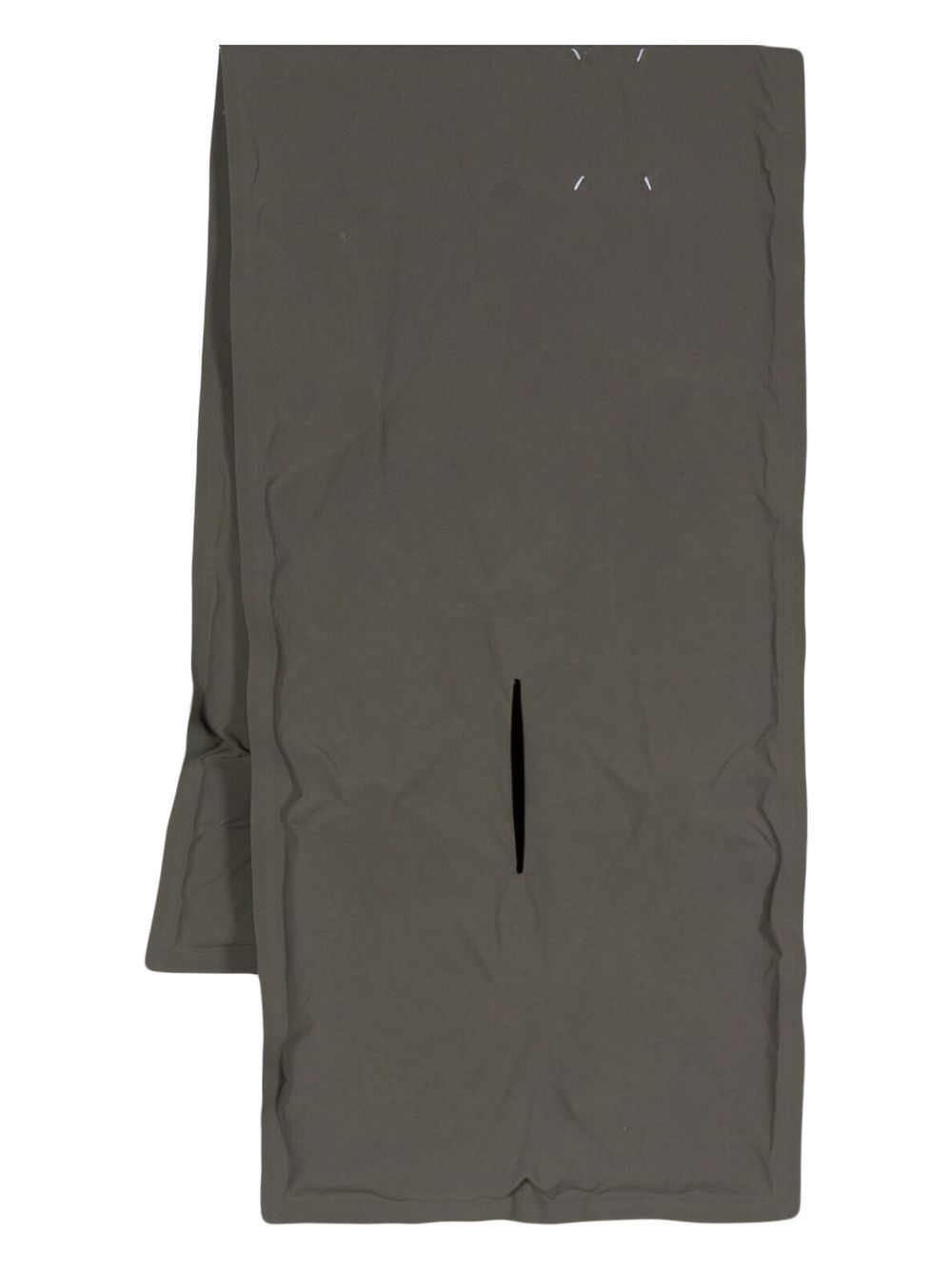 Maison Margiela 四缝线围巾 - 绿色