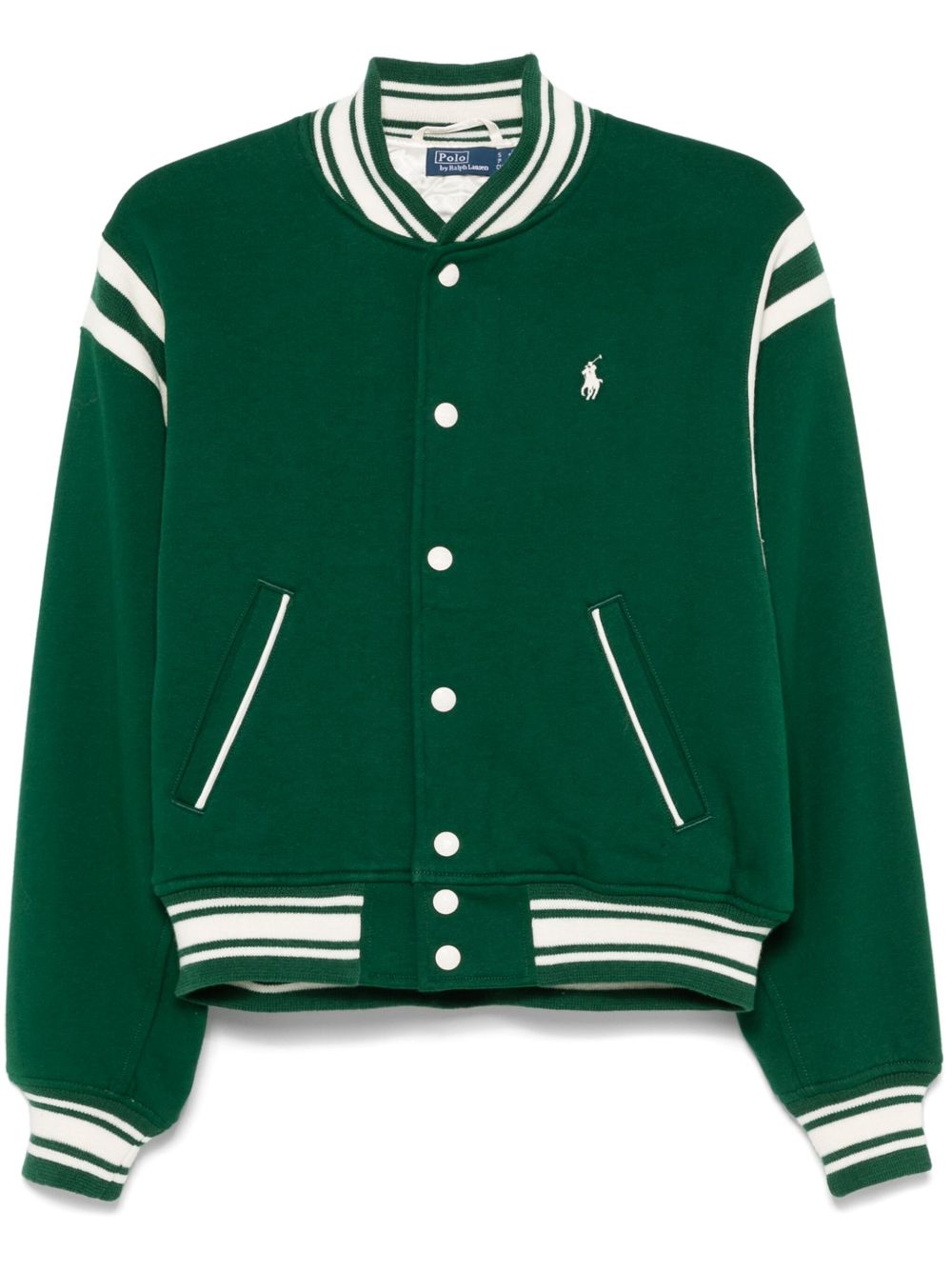 Polo Ralph Lauren 拼接飞行员夹克 - 绿色