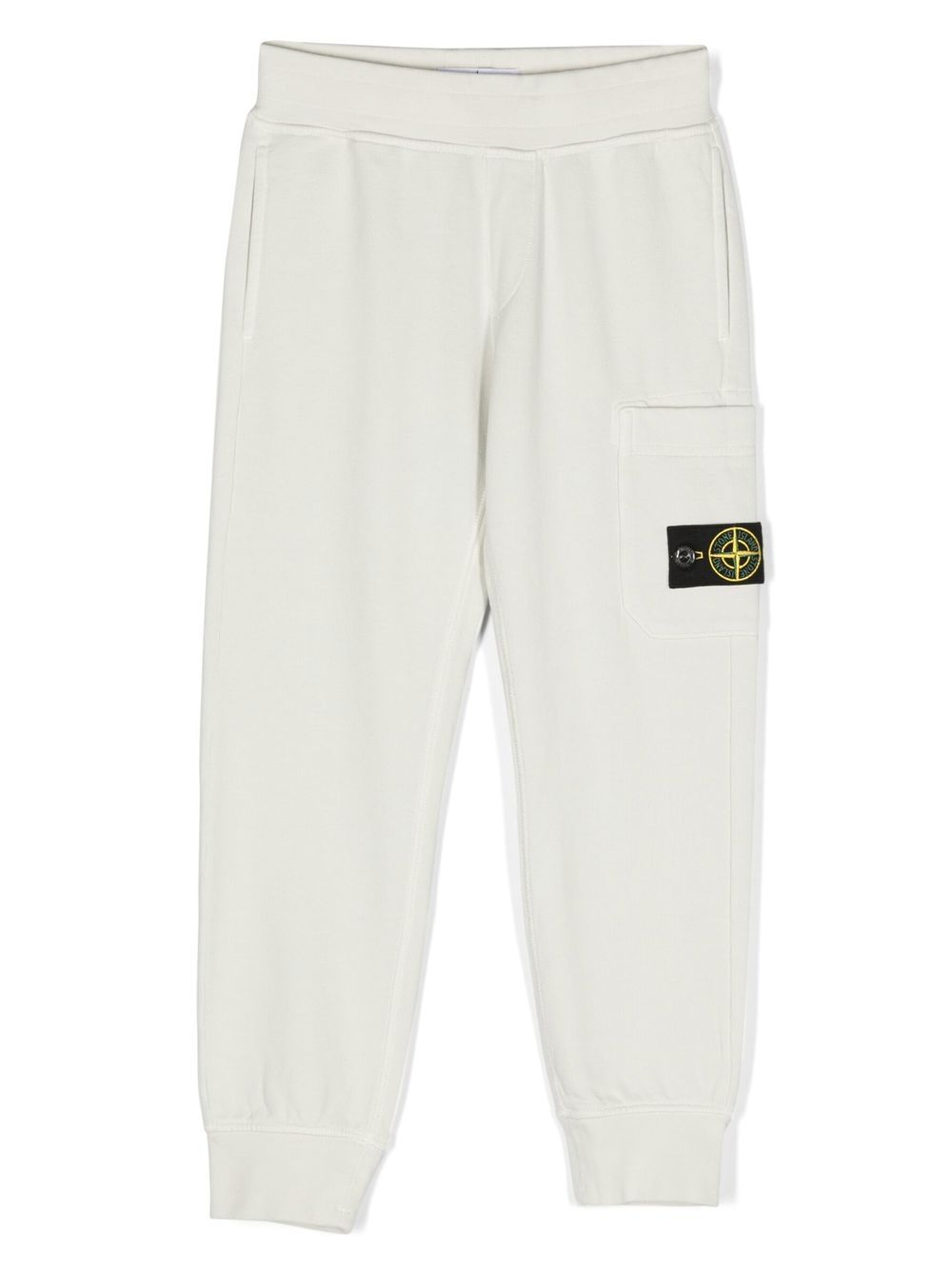 Stone Island Junior logo印花运动裤 - 中性色