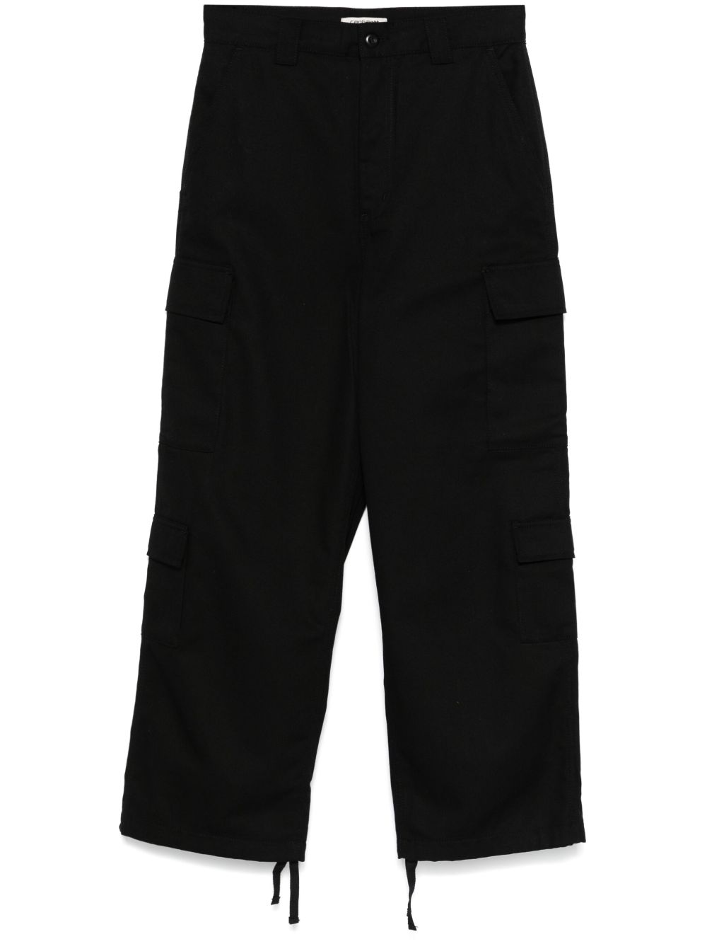 Carhartt WIP 标贴直筒裤 - 黑色
