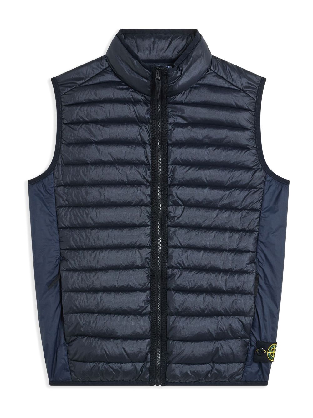 Stone Island Junior 罗盘徽章羽绒马甲 - 蓝色