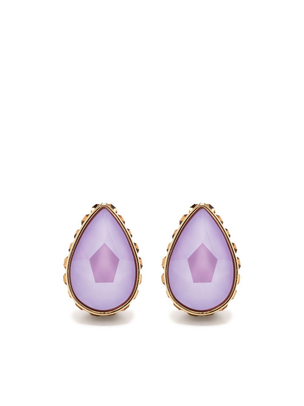 Swarovski Orbita 耳钉 - 紫色