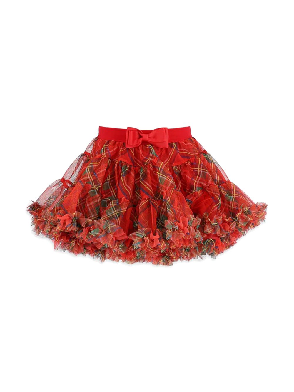 ANGEL'S FACE KIDS Tartan Nancy 芭蕾半身裙 - 红色