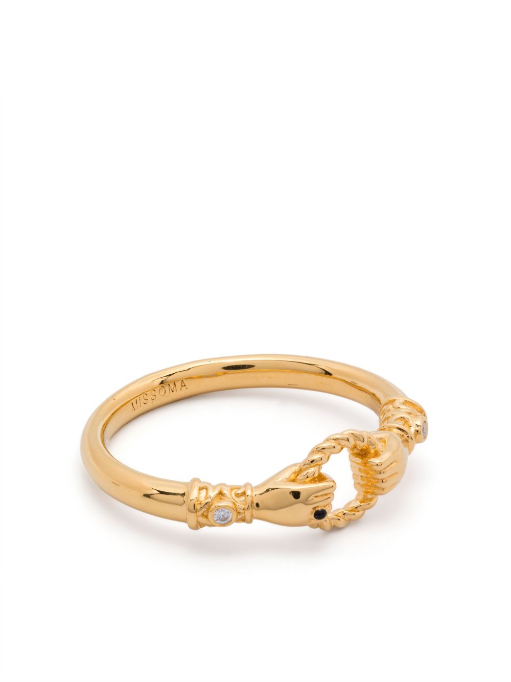 Missoma x Harris Reed In Good Hands ring - 金色
