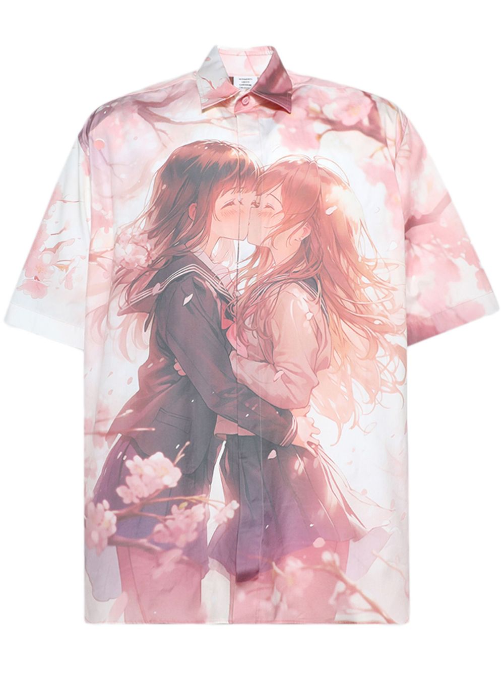 VETEMENTS Anime 衬衫 - 粉色